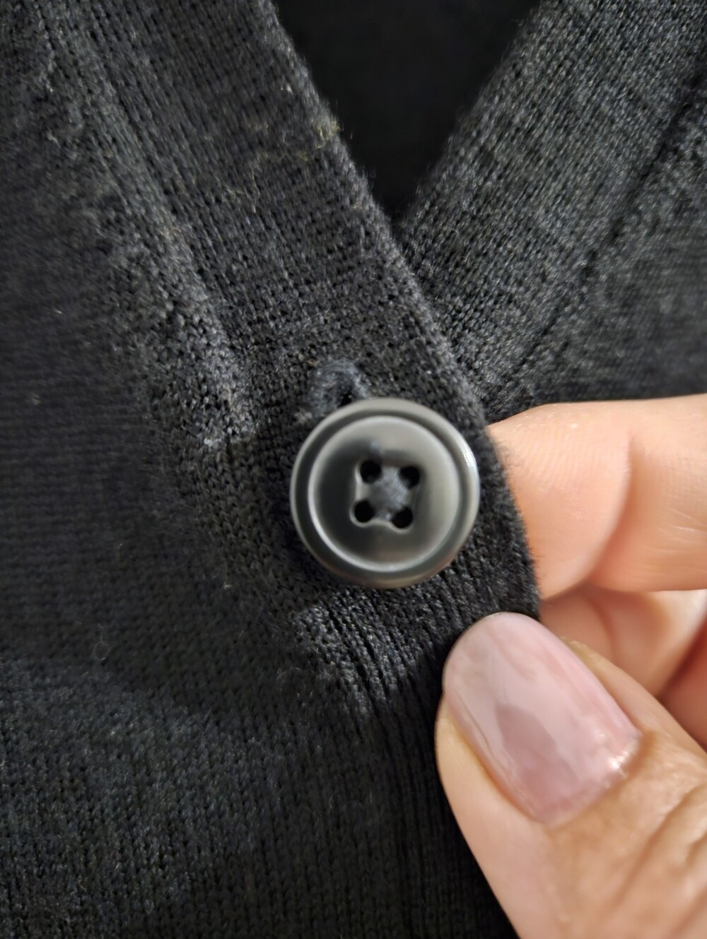 Light Merino Wool Cardigan - Picture 7 of 9